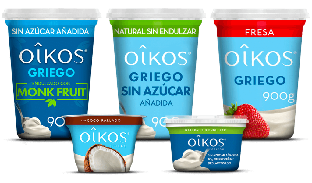 Oikos - Yogur Griego Danone Natural - 900g : : Alimentación y  bebidas